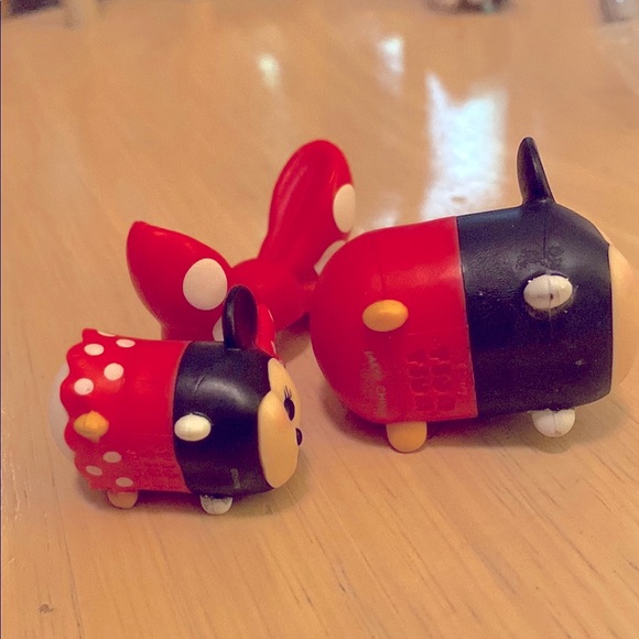 Disney Mickey and Minnie Tsum Tsum Figures - Black, Red, and White - Picture 8 of 8